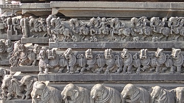 Elephants, Chennakesava Temple