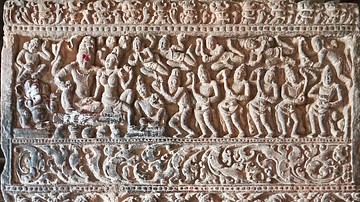 Hara Gauri in Virupaksha Temple, Pattadakal