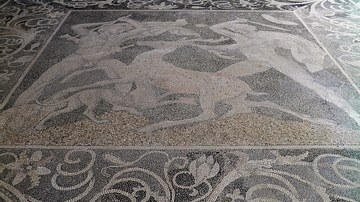 Stag Hunt Mosaic from Pella