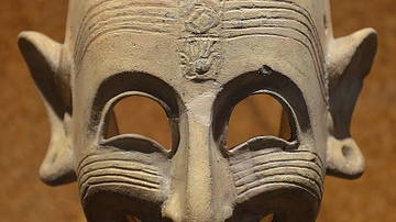 Phoenician-Punic Grinning Mask