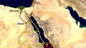 Supposed Location of the Land of Punt