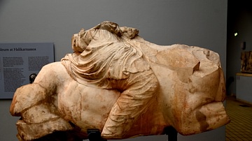 Colossal Statue of a Persian Rider on a Rearing Horse