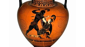 Atina siyah kırmızı figürlü vazolarının pişirilmesi