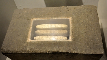 Limestone Box with Foundation Tablets from Balawat