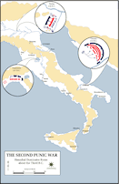 Hannibal's Major Battles in Italy