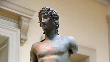 Bronze Statue of a Young Man from Ziphteh