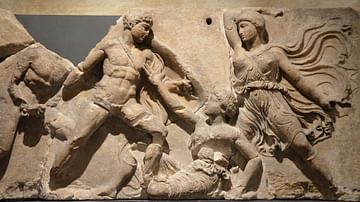 Greek & Amazons, Frieze from Bassae