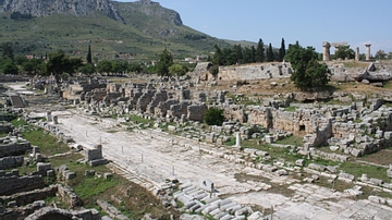 Corinth Agora Panorama