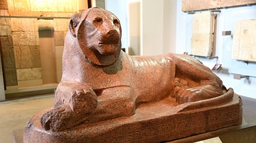 King Amenhotep III as a Lion