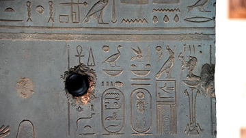 Detail of the Screen Slab of King Nectanebo I