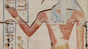 Thoth, Abydos Temple Relief