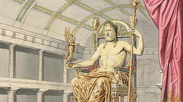 Statue de Zeus à Olympie