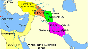 States of the Fertile Crescent, c. 1450 BCE
