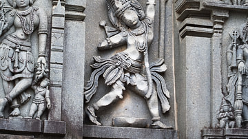Arjuna at the Draupadi Swayamvar