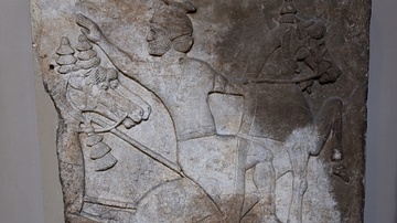 Surrender of Horseman, Assyrian Relief