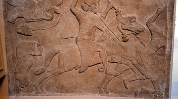 Assyrian Battle Scene