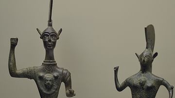 Etruscan Votive Statuettes of Menerva (Athena)