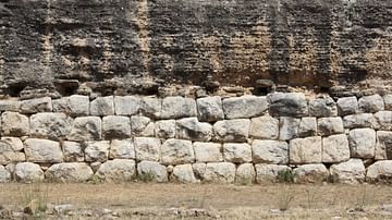 City Wall of Stone & Opus Caementicium, Roman Empuries (Detail)