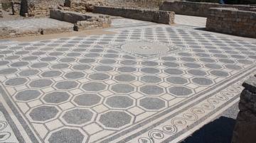 Hexagonal Mosaic Flooring, Empuries
