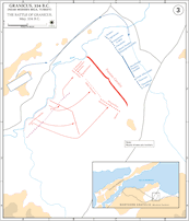 Map of the Battle of the Granicus