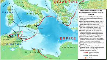 Map of the Vandalic War