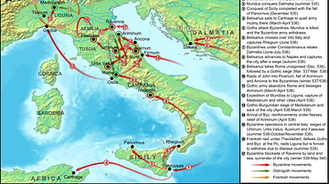 Map of the Gothic War