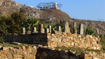 Remains of Ajatashatru's stupa