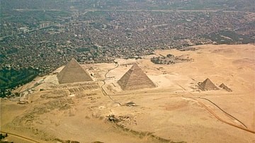 The Pyramids of Giza, Aerial View