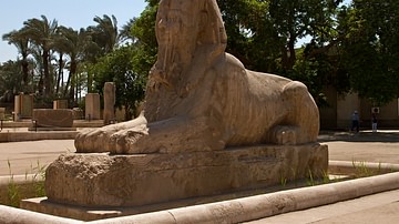 Alabaster Sphinx in Memphis