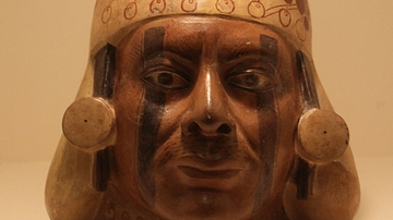 Moche Pottery Portrait