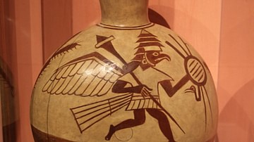 Moche Vessel Depicting Bird Warriors