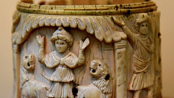 Byzantine Ivory Pyxis