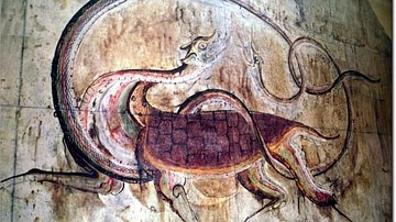 Tortoise & Snake Mural, Goguryeo Tomb