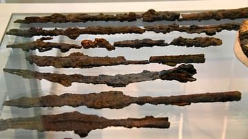 Spearheads and Angons from Sutton Hoo