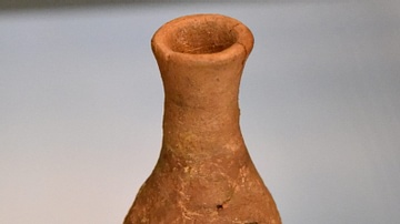 Pottery Bottle from Sutton Hoo