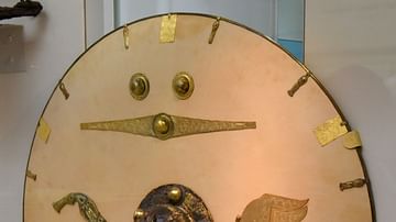 Partially Reconstructed Shield from Sutton Hoo
