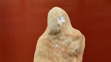 Unfinished Kouros in Pentelic Marble