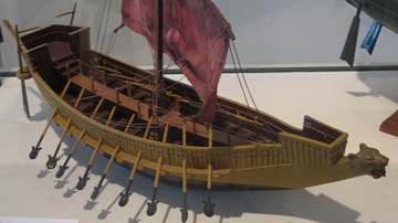 Egyptian Warship Model