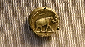 Seleucid Silver Tetradrachm Depicting an Elephant