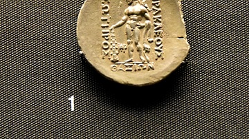 Celtic Coin Copying Greek Inscription