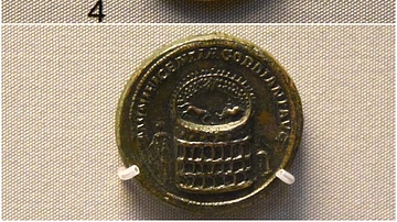 Coin Medallions Featuring the Colosseum