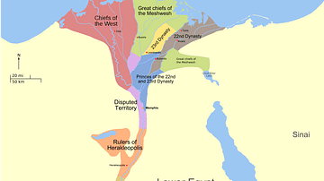 Map of the Third Intermediate Period