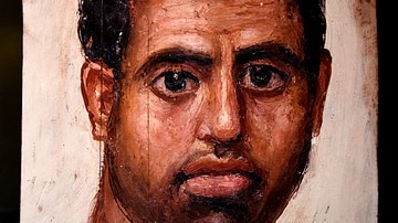 Mummy Portrait of a Man from Fayum