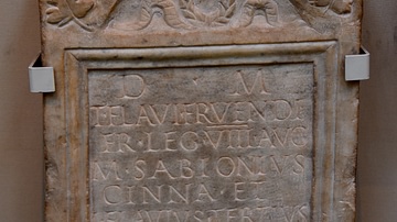 Memorial Dedicated to Titus Flavius Fruendus