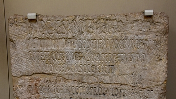 Latin inscription with Damnation Memoriae of Domitian
