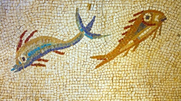 Fish Mosaic Rome Fish, Roman Mosaic (Illustration) - World History Encyclopedia