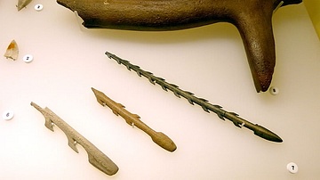 Mesolithic Harpoons & Lyngby Axe