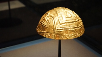 Colombian Gold Helmet