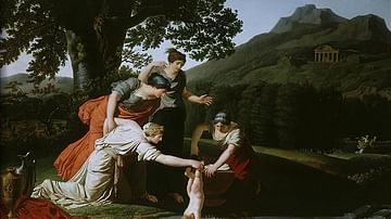 Thetis Dipping Achilles into the River Styx