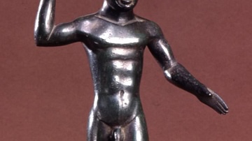 Etruscan Bronze Youth Statuette